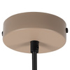 Lampa wisząca geometryczny dysk w kolorze taupe z regulacją kąta zawieszenia PIATTO 1xGX53 fi 550mm Milagro MLP2918