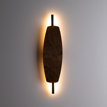 Kinkiet drewniany podświetlający ściane 55cm MAREVA M ORZECH LED 3000K Tk Lighting 11433