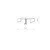 Mocowanie do szyny podtynkowej PROFILE RECESSED TRACK FIXING SET 8805