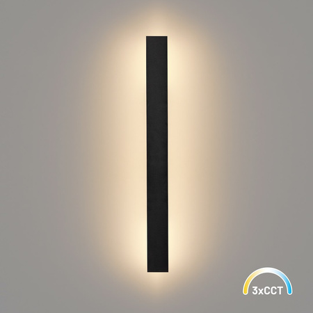 Kinkiet elewacyjny Wow II 11W trzy barwy światła 3CCT IP54 60cm Milagro ML2516