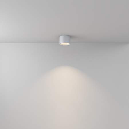Biała oprawa sufitowa do łazienki o średnicy 10,5cm IP44 LED 3000K Hydra C090CL-10W3K-W Maytoni
