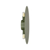 Zielony płaski okragły kinkiet podświetlający ściane o średnicy 30cm LUNA GREEN 3xG9 Tk Lighting 10957