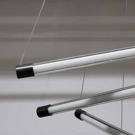 Ekskluzywna lampa wisząca LED kaskadowa PALOS 6 3-STEP DIMM BK AZZARDO AZ6778