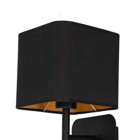 Kinkiet NAPOLI BLACK/GOLD 1xE27 Milagro ML6365