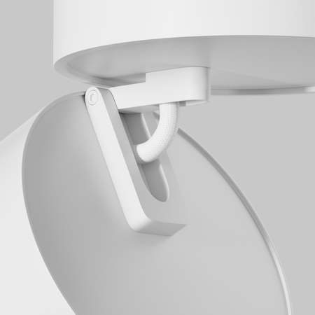 Biała oprawa sufitowa natynkowa ruchoma LENS LED 3000K Maytoni C220CL-12W3K-W