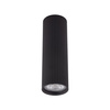 Ryflowana czarna tuba sufitowa TUNE BLACK M TK Lighting 10024