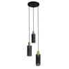 Lampa wisząca Tirana 3 czarna 3xE27 Light Prestige LP-945/3P BK