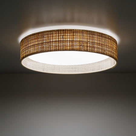 Lampa sufitowa z rafii LED 30cm DEMI RAFIA LED Tk Lighting 11854