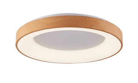 Lampa sufitowa drewno SANTANA 80 LED AZzardo AZ4997 sterowana pilotem