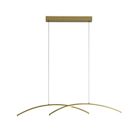 Lampa wisząca LED złota Samola Italux PND-15504-1-GD