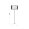 Lampa podłogowa HARMONY SABIA JUTA 1xE27 Tk Lighting 16199
