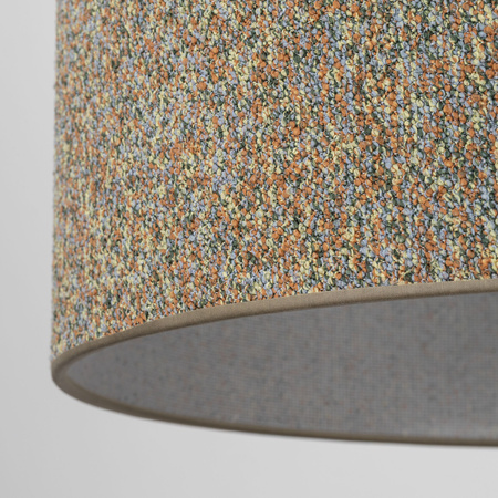 Lampa wisząca abażur 50cm VELLUM BLACK MULTICOLOR 1xE27 Tk Lighting 10752