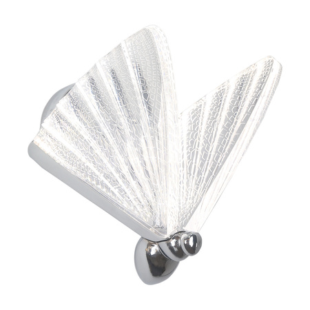 Kinkiet Mariposa skrzydła motyla srebrny LED CCT Light Prestige LP-1715/1W CH