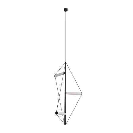 Geometryczna lampa wisząca ORION LED 3000K BK AZZARDO AZ6535