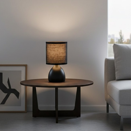 Lampka nocna Sabrina 1xE14 Czarny Milagro ML2770