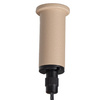 Lampa wisząca geometryczny metalowy dysk w kolorze taupe z regulacją kąta zawieszenia PIATTO 1xGX53 fi 350mm Milagro MLP2910