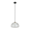 Lampa wisząca Feder 1xE27 Italux PND-61001A-BK