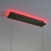 Lampa wisząca rozsuwana w kolorze antracytowym LED Q-ARIAN 2569-13 sterowana pilotem