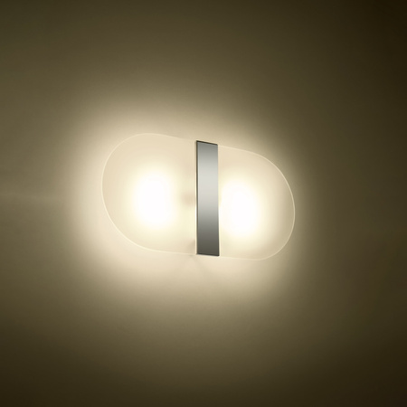 Kinkiet SALIA szklany biały Sollux Lighting SL.1004