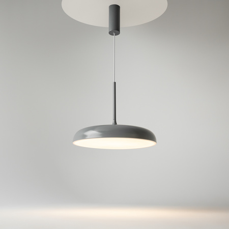 Szara lampa wisząca 40cm LED 3000K Gerhard MOD189PL-L18GR3K1 Maytoni