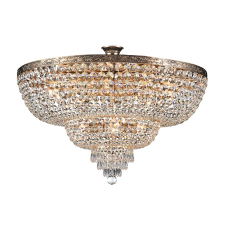 Lampa sufitowa kryształowa PALACE 80cm Maytoni DIA891-CL-14-G