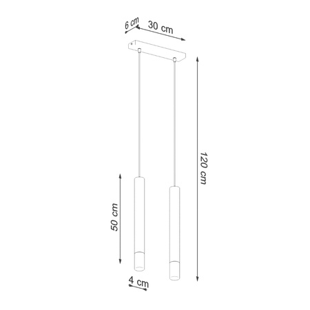 Lampa wisząca WEZYR metal szkło Sollux Lighting SL.0958 SL.0961