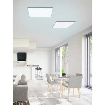 Lampa sufitowa plafon CANVAS LED Leuchten Direkt 15551-16 sterowany pilotem