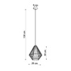 Lampa wisząca DEMI Sollux Lighting SL.0297 SL.0298 - kolor do wyboru