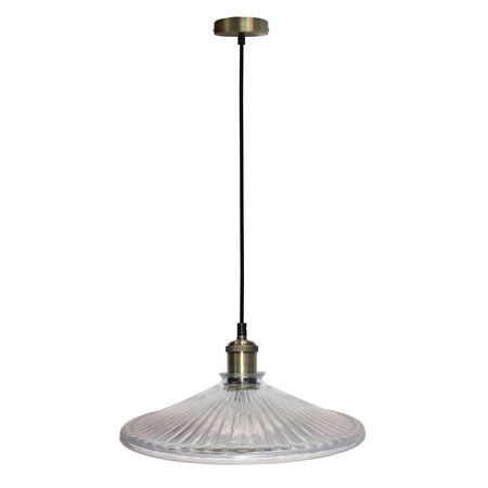 LAMPA WISZĄCA CHESTER 300mm 1 BEZBARWNY PATYNA Candellux 50101272