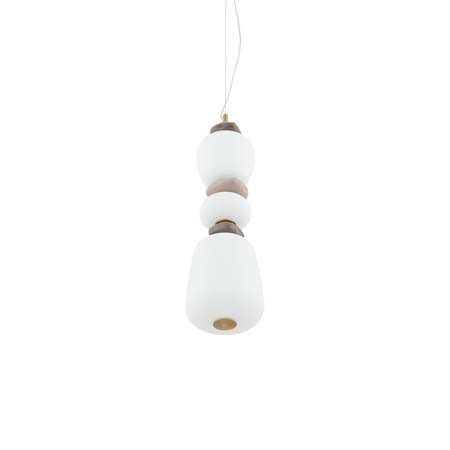Pojedyńcza lampa wisząca z ceramiki i szkła w stylu Art Deco CERAMIC LED Nowodvorski 11701