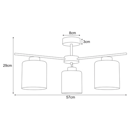 Lampa wisząca K-5811 z serii VANES Kaja Lighting