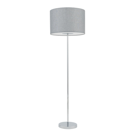 Lampa podłogowa chromowana z szarym abażurem 47cm 1xE27 HOTEL MOOD Nowodvorski 11790