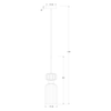 Lampa wisząca MOLLY GREEN 1xE14 Milagro ML1824