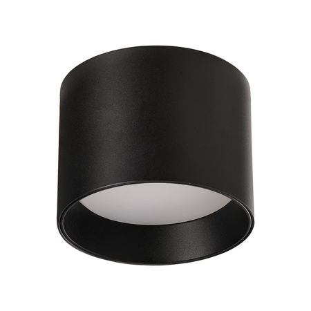 Czarna tuba sufitowa natynkowa o średnicy 8,5cm ONTO GX53 BK AZZARDO AZ6265