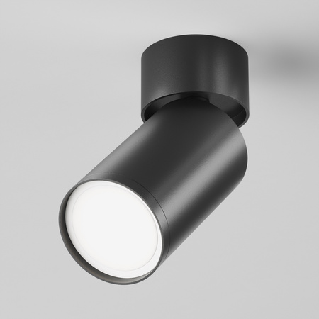 Czarny natynkowy spotlight ruchomy 1xGU10 FOCUS S C050CL-U-1B Maytoni