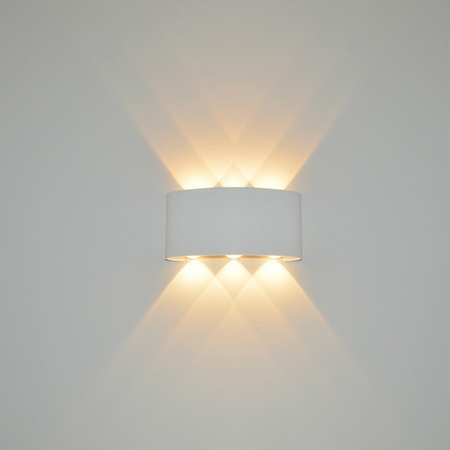 Kinkiet ogrodowy ORTELO LED IP54 Italux OWL-6650-4-WH-3K