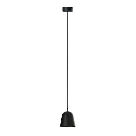 Mała czarna metalowa lampa wisząca CAPRI A BK AZZARDO AZ5646