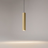 Lampa wisząca pojedyńcza matowa złota tuba 5,4cm 1xGU10 Artisan P082PL-GU10-MG Maytoni