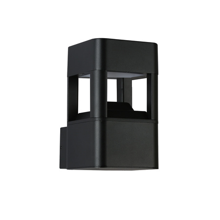 Kinkiet ogrodowy czarny LED 3000K LED Foleda Italux OWL-5215-3K
