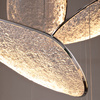 Ekskluzywna lampa wisząca siedem zwisów z akrylu LED 3000K do salonu Maxlight P0634D Empire 121W