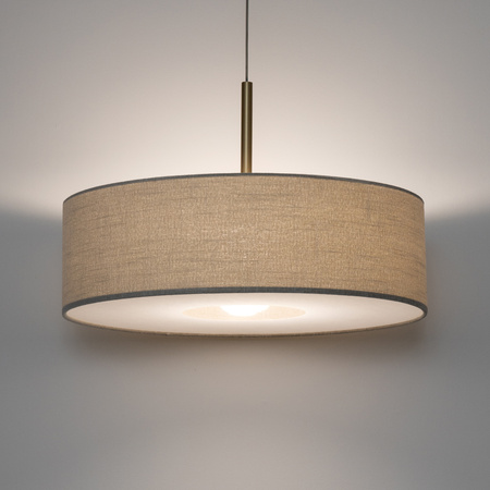 Lampa wisząca do sypialni z kremowym kloszem 65cm SANTANA  L Nowodvorski 11653