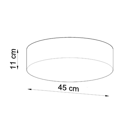 Lampa sufitowa, plafon ARENA 45 Sollux SL.0126 SL.0124 - kolor do wyboru