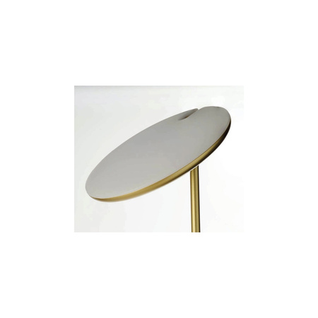 Złota prosta lampa podłogowa LED z ruchomą głowicą CARPA FLOOR DIMM GO AZZARDO AZ6307