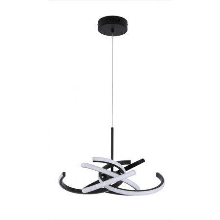 Lampa wisząca Spider 48 cm czarna LED CCT Light Prestige LP-1225/1P 48 BK