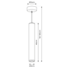 Lampa wisząca PORTER WHITE 1xGU10 Milagro ML8869