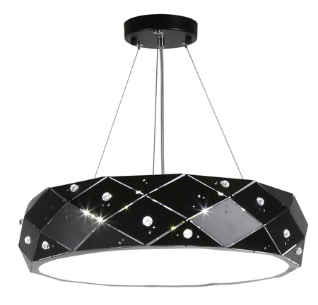 GLANCE LAMPA WISZĄCA 30 3X40W G9 Z ŻARÓWKĄ CZARNY Candellux 31-59192