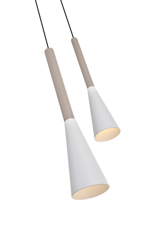 Lampa wisząca piątka prosta Trompto kaszmirowa Aviano Lighting 7050-524