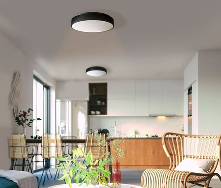 Lampa sufitowa, plafon OHIO LED 45cm WHITE BLACK Milagro ML232 ML3832 - kolor do wyboru