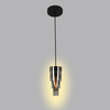 Lampa wisząca pojedyncza z potrójnymi kloszami cylindrycznymi Grans Aviano Lighting 6211-0110