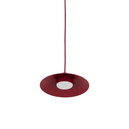 Lampa wisząca burgudnowy stożek o średnicy 23cm LUME S BURGUND 1XGX53 Tk Lighting 11695